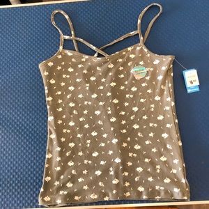 Flower patterned tank top